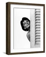 Sophia Loren. "Houseboat" 1958, Directed by Melville Shavelson-null-Framed Photographic Print