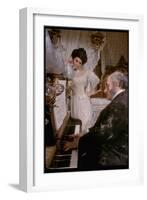 Sophia Loren in Elegant Victorian Costume, Scene from Lady L-Gjon Mili-Framed Photographic Print