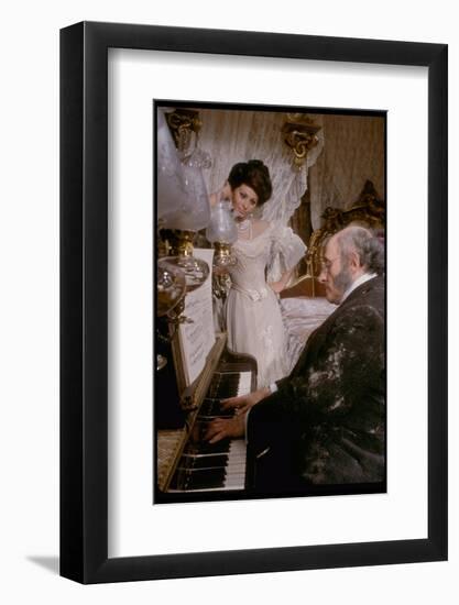 Sophia Loren in Elegant Victorian Costume, Scene from Lady L-Gjon Mili-Framed Premium Photographic Print