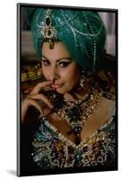 Sophia Loren in Exotic East Indian Costume for Role in Motion Picture Lady L-Gjon Mili-Mounted Photographic Print