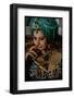 Sophia Loren in Exotic East Indian Costume for Role in Motion Picture Lady L-Gjon Mili-Framed Premium Photographic Print