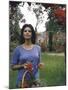 Sophia Loren in the Garden Cutting Roses-Alfred Eisenstaedt-Mounted Premium Photographic Print