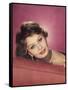 Sophia Loren Italian Film Actress in a Glamorous Pose-null-Framed Stretched Canvas