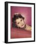 Sophia Loren Italian Film Actress in a Glamorous Pose-null-Framed Photographic Print