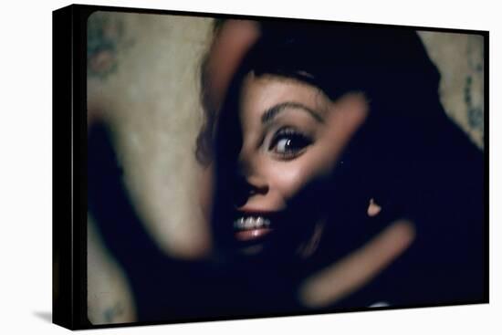 Sophia Loren on Location for Lady L-Gjon Mili-Stretched Canvas