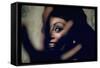 Sophia Loren on Location for Lady L-Gjon Mili-Framed Stretched Canvas