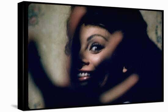 Sophia Loren on Location for Lady L-Gjon Mili-Stretched Canvas