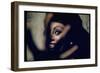 Sophia Loren on Location for Lady L-Gjon Mili-Framed Photographic Print