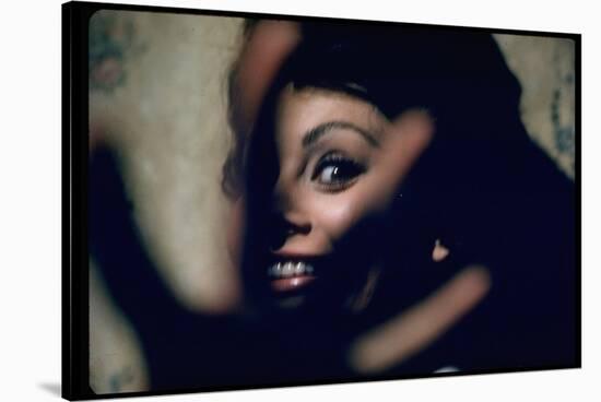 Sophia Loren on Location for Lady L-Gjon Mili-Stretched Canvas