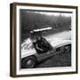 Sophia Loren Sitting Into Her Mercedes at Third Cinema Rally-null-Framed Premium Photographic Print