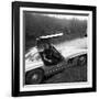 Sophia Loren Sitting Into Her Mercedes at Third Cinema Rally-null-Framed Photographic Print
