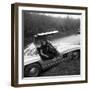 Sophia Loren Sitting Into Her Mercedes at Third Cinema Rally-null-Framed Photographic Print