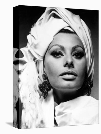 Sophia Loren. "Stanley Donen's Arabesque" 1966, "Arabesque" Directed by Stanley Donen-null-Stretched Canvas