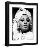 Sophia Loren. "Stanley Donen's Arabesque" 1966, "Arabesque" Directed by Stanley Donen-null-Framed Premium Photographic Print