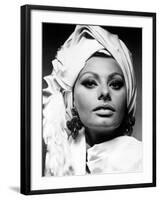 Sophia Loren. "Stanley Donen's Arabesque" 1966, "Arabesque" Directed by Stanley Donen-null-Framed Photographic Print