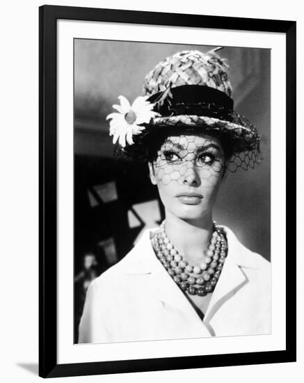 Sophia Loren. "The Millionairess" 1960, Directed by Anthony Asquith-null-Framed Photographic Print