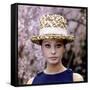 Sophia Loren Wearing a Straw Hat-Mario de Biasi-Framed Stretched Canvas