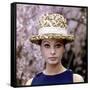 Sophia Loren Wearing a Straw Hat-Mario de Biasi-Framed Stretched Canvas