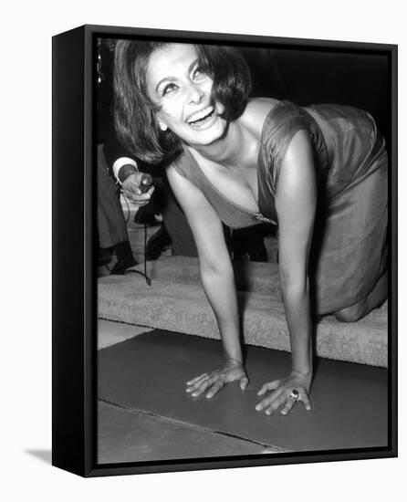 Sophia Loren-null-Framed Stretched Canvas