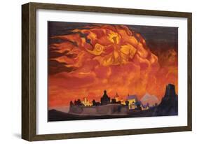 Sophia - the Wisdom of the Almighty (Santa Protectri), 1932-Nicholas Roerich-Framed Giclee Print