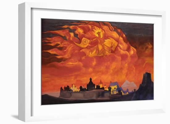 Sophia - the Wisdom of the Almighty (Santa Protectri), 1932-Nicholas Roerich-Framed Giclee Print