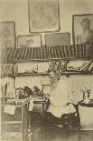 Russian Author Leo Tolstoy at Work, 1890s-Sophia Tolstaya-Framed Giclee Print