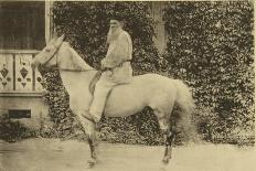 Russian Author Leo Tolstoy Riding in Yasnaya Polyana, Near Tula, Russia, 1900-Sophia Tolstaya-Giclee Print