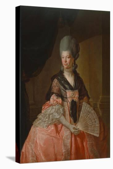 Sophie Charlotte, Queen of England, 1779-Johann Zoffany-Stretched Canvas