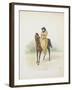 Sophie Dawes, baronne de Feuchères, à cheval en costume de chasse de Condé-null-Framed Giclee Print