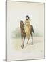 Sophie Dawes, baronne de Feuchères, à cheval en costume de chasse de Condé-null-Mounted Giclee Print