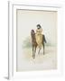 Sophie Dawes, baronne de Feuchères, à cheval en costume de chasse de Condé-null-Framed Giclee Print