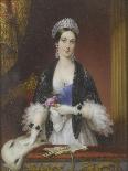 Queen Victoria in the Royal Box at the Drury Lane Theatre in November 1837-Sophie Liénard-Framed Giclee Print