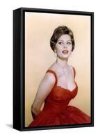 Sophie Loren, c. 1957 (photo)-null-Framed Stretched Canvas