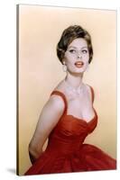 Sophie Loren, c. 1957 (photo)-null-Stretched Canvas
