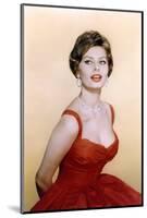 Sophie Loren, c. 1957 (photo)-null-Mounted Photo