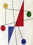 Composition of Circles and Overlapping Angles, 1930 (Oil on Canvas)-Sophie Taeuber-Arp-Giclee Print