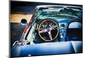 Sophisticated American Vintage Car Interior-George Oze-Mounted Photographic Print