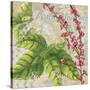 Sophisticated Elegant Herbs Spices Basil Peach-Megan Aroon Duncanson-Stretched Canvas