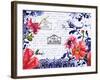 Sophisticated Flowers I-Irina Trzaskos Studio-Framed Giclee Print