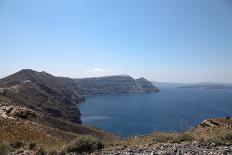 Grassland on Santorini Island-sophysweden-Photographic Print