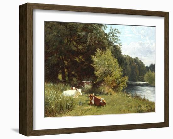 Soporific Summer Aftenoon-Leopold Rivers-Framed Giclee Print