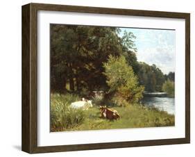 Soporific Summer Aftenoon-Leopold Rivers-Framed Giclee Print