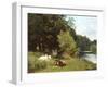 Soporific Summer Aftenoon-Leopold Rivers-Framed Giclee Print