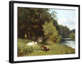 Soporific Summer Aftenoon-Leopold Rivers-Framed Giclee Print