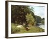 Soporific Summer Aftenoon-Leopold Rivers-Framed Giclee Print