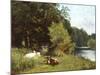 Soporific Summer Aftenoon-Leopold Rivers-Mounted Giclee Print