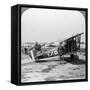 Sopwith Camel Aircraft Ready for a Patrol over the German Lines, World War I, C1917-C1918-null-Framed Stretched Canvas