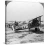 Sopwith Camel Aircraft Ready for a Patrol over the German Lines, World War I, C1917-C1918-null-Stretched Canvas