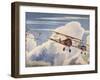 Sopwith Camels on Patrol-Stanley Bradshaw-Framed Art Print