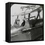 Sopwith Scout with Photographic Gun Mounted on the Upper Wing, World War I, 1914-1918-null-Framed Stretched Canvas